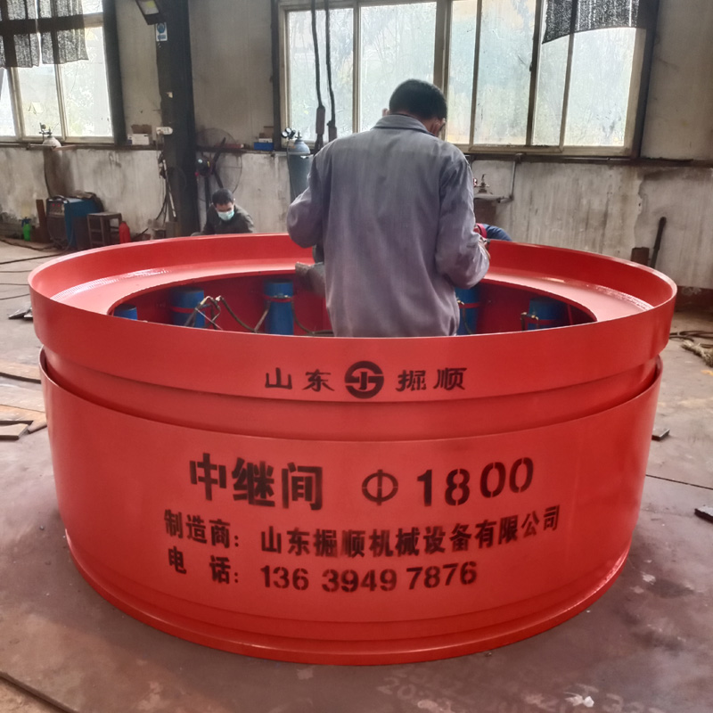 帶浙江客戶參觀中繼間廠家的生產車間  掘順機械盡顯過硬品質